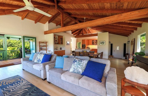 Princeville House | Hale Hihimanu - newly renovated house and guest cottage with AC