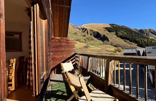 Saint-Sorlin-d'Arves Apartment | Hameau De L'alpage Residence - PDS 41 - Duplex 7 people with balcony
