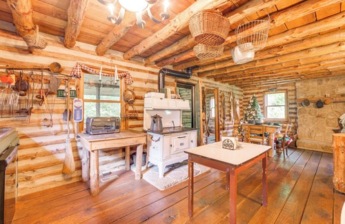 Paris Cabin | Handcrafted Log Cabin on 3 Acres: 14 Mi to Canton
