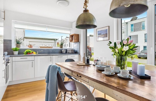 Olpenitz House | Harbour House - 1st row on the water, roof terrace, sauna, fireplace, 2 parking spaces