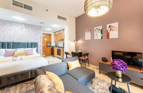 Dubai Production City Apartment | HAVN - Studio in Lakeside IMPZ Near Meaisem Center