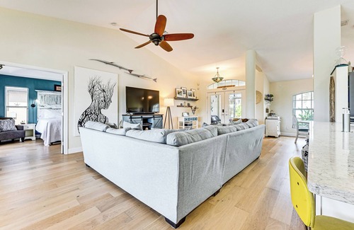 South Gulf Cove House | Heated Pool w/Canal Views: Port Charlotte Home