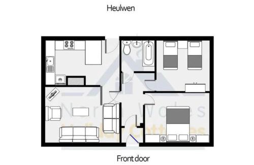 Moelfre Apartment | Heulwen - Moelfre