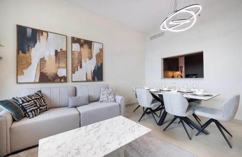 Bur Dubai Apartment | High-Floor Luxe 2BR Stunning Burj Khalifa & Fountain Views Direct Dubai Mall Access