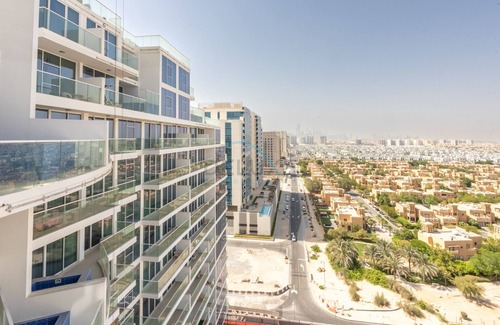 Dubai Apartment | High-Floor Studio with Community View and High-End Amenities, Gemz by Danube, Al Furjan