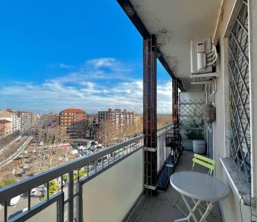 Quartiere Mazzini Apartment | High View, con terrazzo-wifi MM corvetto