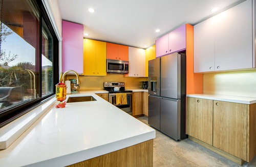 Sonora Sunrise House | Highball House with private pool, spa, firepit & artful designer interior
