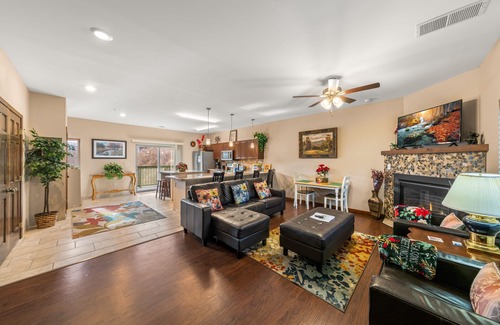 Chalet Village North Condo | Highland Village D202 | 2 Bed, 2 Bath