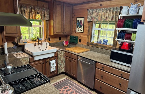 Ellijay Cabin | Hilltop Retreat- quiet and private, hot tub and 20 acres of wilderness.