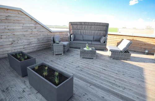 Tossens Apartment | HimmelFrei Tossens - Mit Infrarotsauna und Dachterrasse