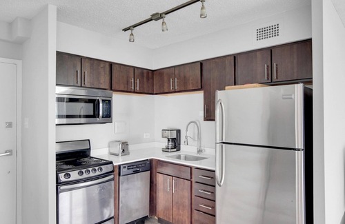 Edgewater Beach Apartment | Hip Edgewater Studio w/Gym, Deck & Lounge, 5 blocks to L, by Blueground