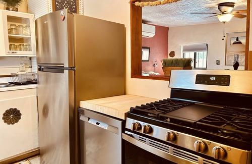 Downtown Santa Fe House | Historic and stylish downtown Railyard Adobe