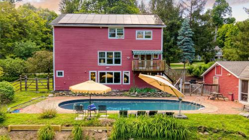 Clinton Corners House | Historic Barn Retreat w Pool Pond Views Longview Pond Lodge by AvantStay