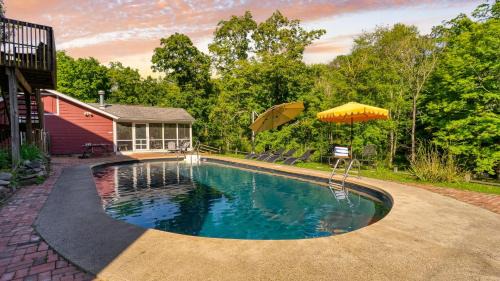 Clinton Corners House | Historic Barn Retreat w Pool Pond Views Longview Pond Lodge by AvantStay