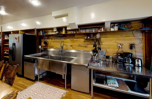 Ithaca House | Historic carriage house with chef's kitchen. Renovated by & for property owner.