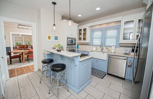 Rountree Apartment | Historic Home Near MSU | Fenced Yard | Fire Pit | Family & Pet-Friendly