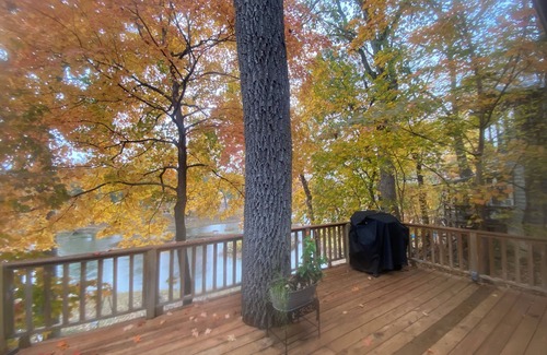 Hardy Cabin | Historic "Woody" Cabin on the River at Miramichee Falls w/kayaks