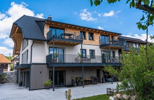 Wolpadingen Apartment | Holiday Apartment 'Schwalbennest' with Mountain View, Balcony and Wi-Fi