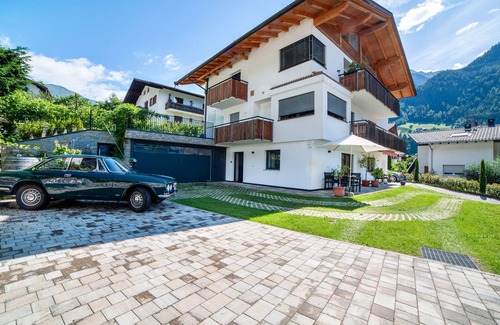 San Martino in Passiria Apartment | Holiday Apartment Berta – new, comfortable, with garden terrace & mountain view