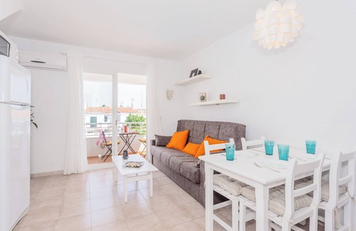 Cala en Blanes Apartment | Holiday Apartment "Cala'n Blanes Park 228" with Shared Pool, Balcony and Air Conditioning.