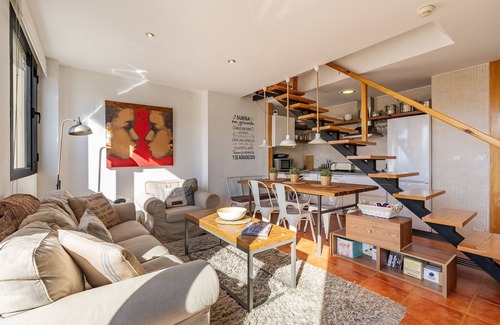 Pradollano Apartment | Holiday Apartment "Atico Con Vistas Monte Gorbea" near Slopes with Private Terrace & Wi-Fi