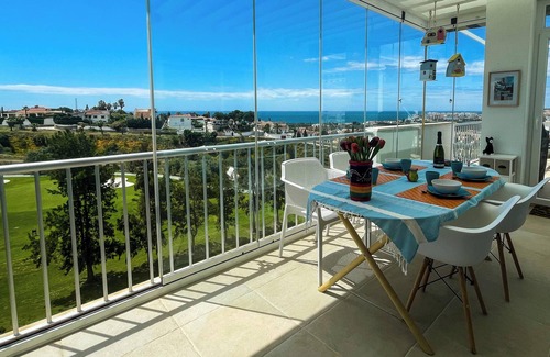 Caleta de Velez Apartment | Holiday Apartment "Atico Las Palmeras Golf" with Terrace