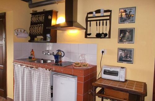 El Guincho Apartment | Holiday flat "Apartamentos Monasterio de San Antonio No. 4" with private balcony and sea view