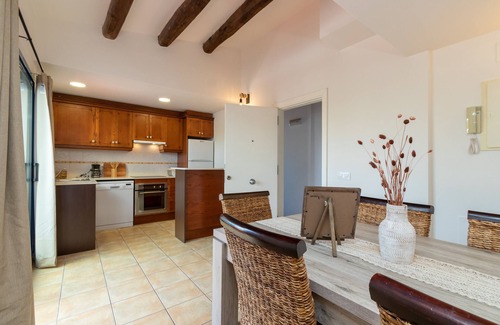 Santa Cristina de Aro Apartment | Holiday Home 'Mas Tinus - Palmera' with Private Terrace and Wi-Fi