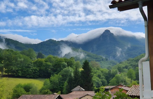 Chein-Dessus House | Holiday Home 'Au Fil De L'eau' with Mountain View, Private Terrace and Wi-Fi