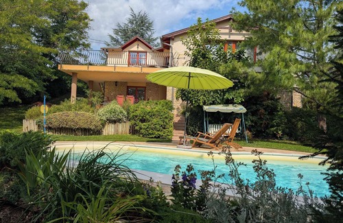 Balatonalmadi House | Holiday home with pool and view to Lake Balaton for families