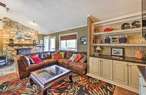 Eureka Springs House | Holiday Island Home Hot Tub and Wood Stove!