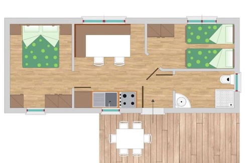 Rosolina Mare House | Holiday park Rosapineta Sud - Mobilehome C5 (2870)