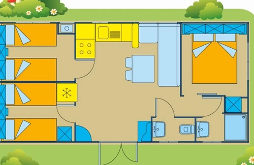 Terme Catez House | Holiday park Terme Čatež - Mobilehome Happy Plus (2880)