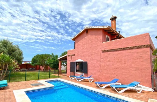 El Palmar Villa | Holiday villa with private pool, at 300 m from the beach.