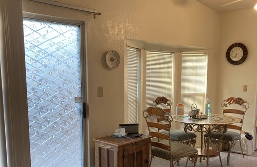 Chandler House | Home Share in Quaint Villa in 55+ Golf Resort. Private bedroom and bathroom.