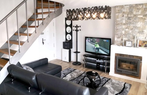Mogro Apartment | Homerez - 200 m away from the beach! Appartement for 3 ppl. with jacuzzi