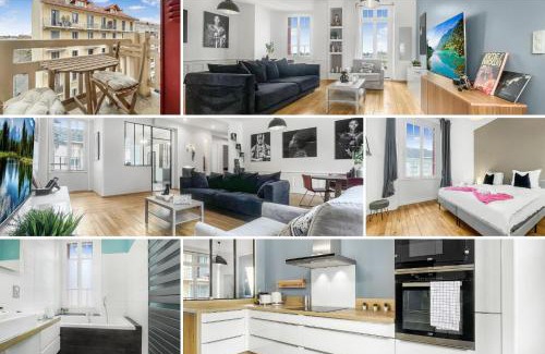 Annemasse Apartment | HOMEY AWESOME - Proche Gare et Tram - Centre-ville - Balcon privé - Wifi gratuit