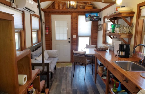 Garfield Cabin | Hoot Owl Cabins -Incredible Lakefront Cabin PLUS a 2nd Tiny Home
