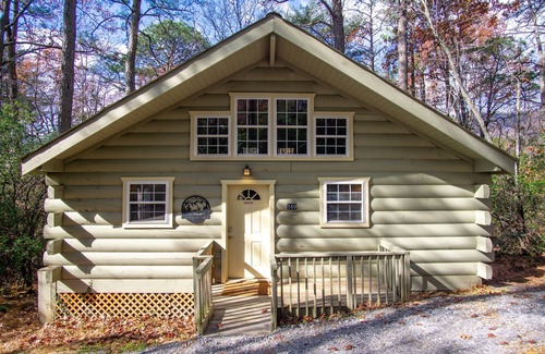 Sautee Nacoochee Cabin | Hot Tub Cabin Outdoor TV 6 Mi from Helen
