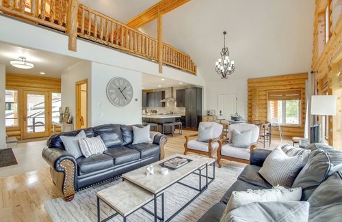 Steam Engine Meadows Cabin | Hot Tub, Game Room! 3-Story Brian Head Home
