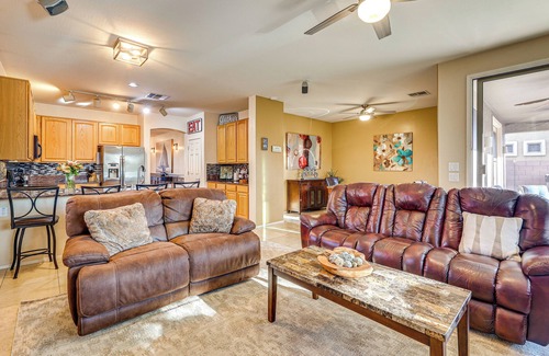 Estrella Mountain Ranch House | Hot Tub & Heated Pool: Home in Estrella Mtn Ranch