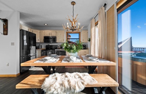 Chalet Village Ski Chalet | Hot Tub w/Gorgeous Views - King Bed - EV Charger