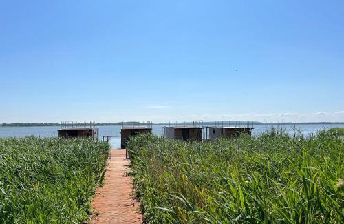 Mielno Boat Rental | Houseboat in azy by Lake Jamno and Sea