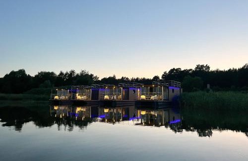 Mielno Boat Rental | Houseboat in azy near Lake Jamno