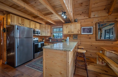 Lake Lure Cabin | HugeLAKE/MOUNTAIN Views- private BEACH/Hottub/pets/canoe/firepit/lake/beach OPEN