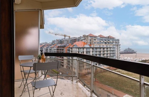 Blankenberge Apartment | Huswell - Modern studio with seaview and parking