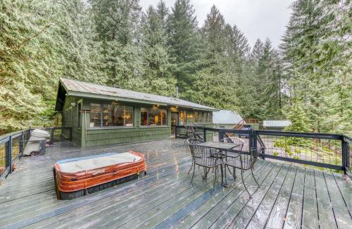 Rhododendron House | Hygge Cabin On The River