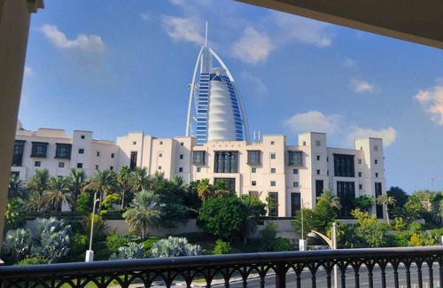 Umm Suqeim 3 Apartment | Iconic view of Burj Al Arab Hotel -Heart of Jumeirah Beach