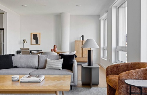 Hoboken Apartment | Ideal Hoboken 2BR w/W/D & Gym, nr Light Rail, by Blueground