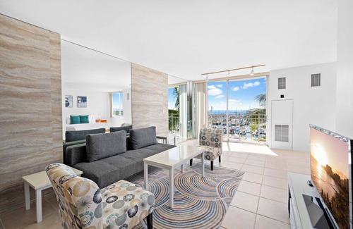 Waikiki Condo | Ilikai Marina @6FL Ocean View and Marina, Renovated
